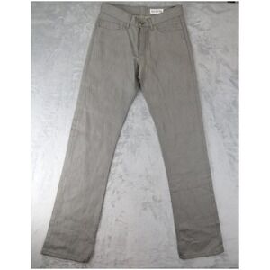 Gustin Premium Denim Jeans Mens 31 Gray Straight Fit Sewn USA Made